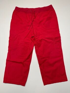 Zenergy Women’s Drawstring Cargo Capris Size 1